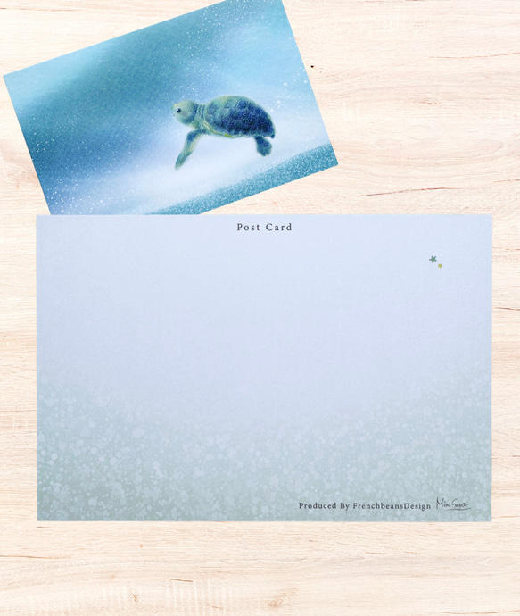 【亀さん】インナーチャイルドを癒すポストカード3枚組　 2枚目の画像