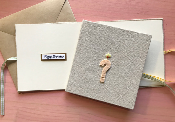 一根小蠟燭的祝福  問號篇 | 手工卡片| 生日卡| Handmade  card 第1張的照片