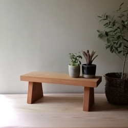 天然　1枚板　ミニテーブル　飾り台 W450×D150】無垢杉板 飾り台 ラック ミニテーブル ( 花台にも) その他