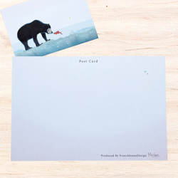 【くまとお魚さん】インナーチャイルドを癒すポストカード3枚組　 2枚目の画像