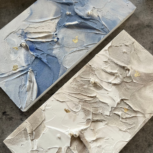 モダンアート　30×15㎝　テクスチャーアート　現代アート　絵画　抽象画 モダンアート 30×15㎝ テクスチャーアート 現代アート 絵画 抽象