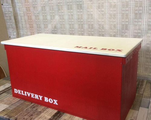 65《宅配BOX》木製 収納 ボックス ポスト デリバリーりんご箱 インテリア 65《宅配BOX》木製 収納 ボックス ポスト デリバリーりんご箱