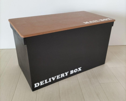 7《収納BOX》りんご箱 木製 ハンドメイド 宅配BOX インテリア 木