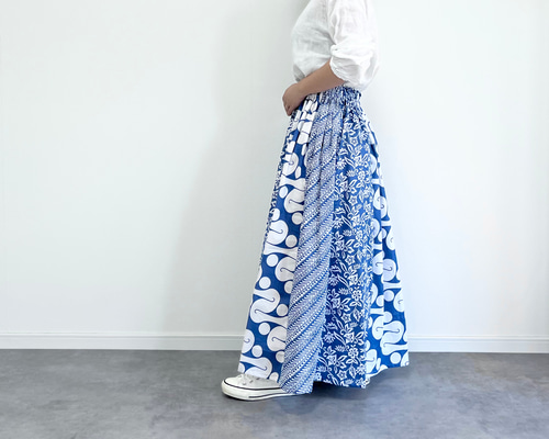 【 ina by hand 】バティック インドネシア　布　スカート　パンツ ina by hand 】バティック インドネシア 布 スカート パンツ