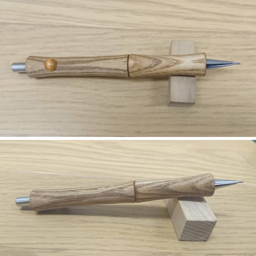木軸シャープペンシル STA-オーク T-1 （茶色系） 限定 限定品