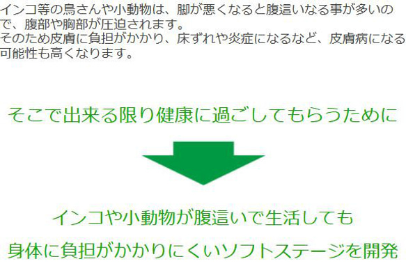 腿弱鳥類和小動物的軟舞台（無障礙、照顧、老鳥） 第2張的照片