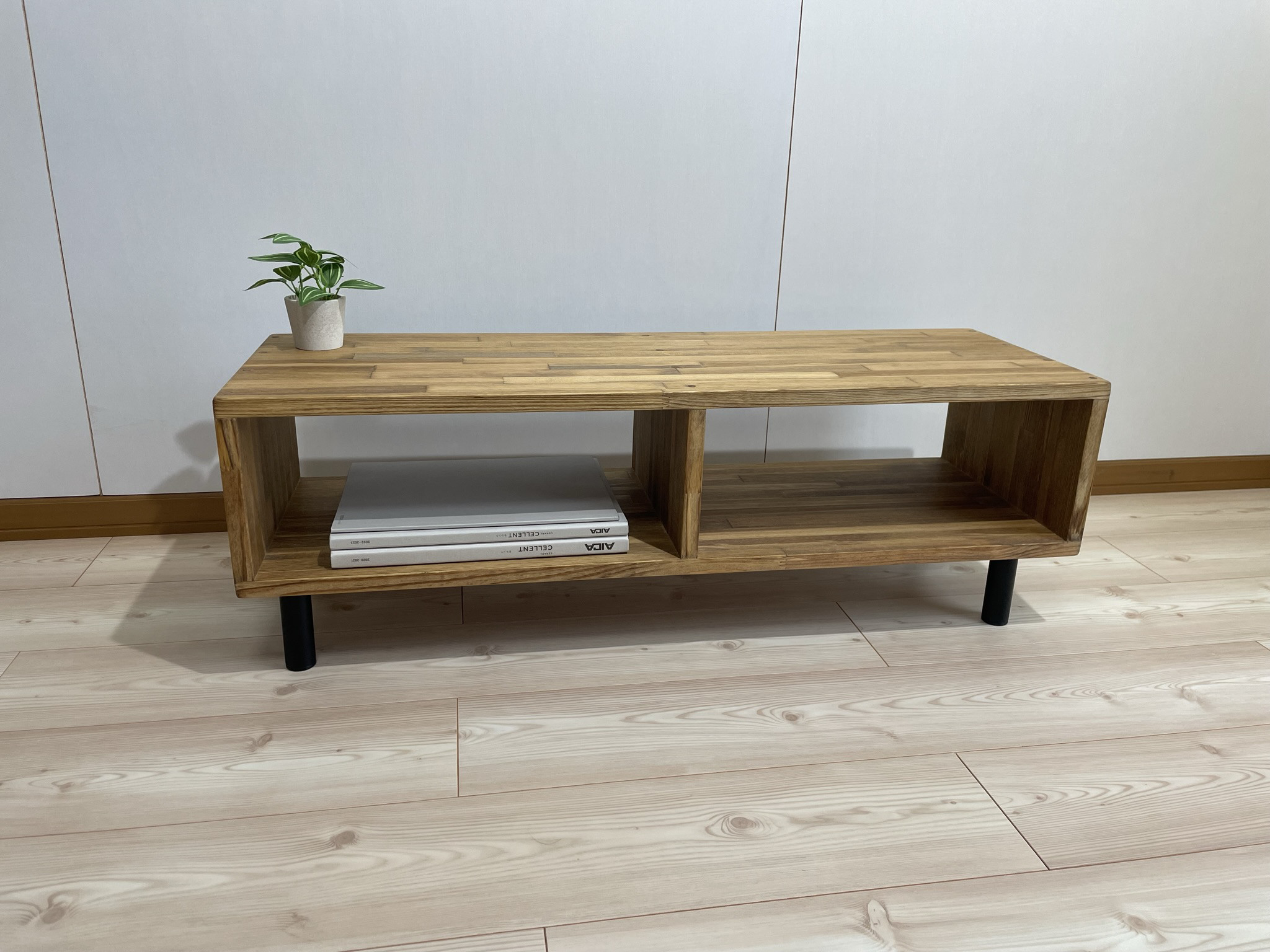 【サイズオーダー可】木のぬくもり感じるテレビボード/オープン