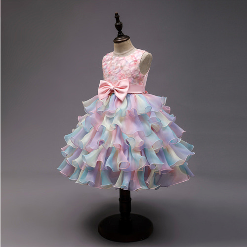 女児用の礼服・プリンセスドレス・子供用司会者・ピアノ演奏用・演出服  