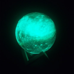 ワイヤレスライト-月の球体-寝室用のベッドサイドランプ 4枚目の画像