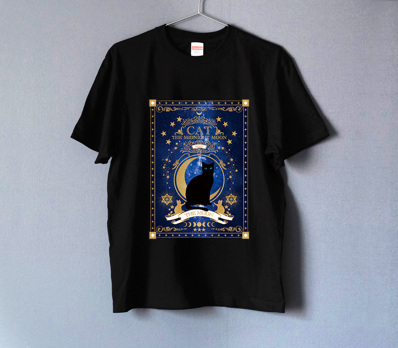 猫の魔導書 Tシャツ 2 BLACK（men&women） Tシャツ LALA CloveR