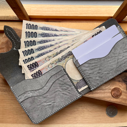 【送料無料】カードをさっと出せる・ミニマル財布<Espada Corte> 2枚目の画像