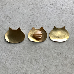 猫小皿　真鍮　豆皿　1枚 6枚目の画像