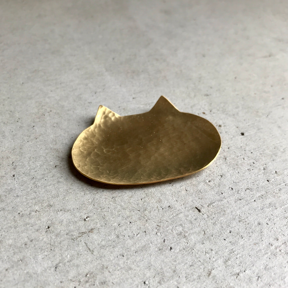 猫小皿　真鍮　豆皿　1枚 4枚目の画像