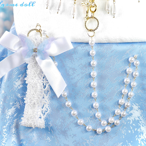 リボンとパールの甘ロリコート リボンとパールの甘ロリコート 納期40日】甘ロリ コート のみ 3色