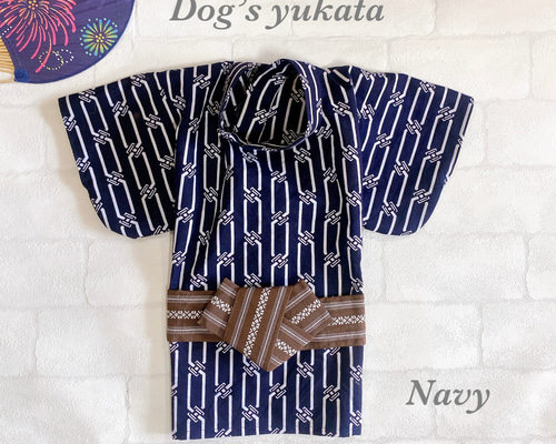 犬の浴衣✨犬用本格本染浴衣 グレー S わんこ浴衣 犬の浴衣✨犬用本格本染浴衣 グレー S わんこ浴衣