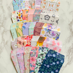 クラフトパンチ 花 花束 カラフル 20枚入 入学・卒業・アルバム制作等