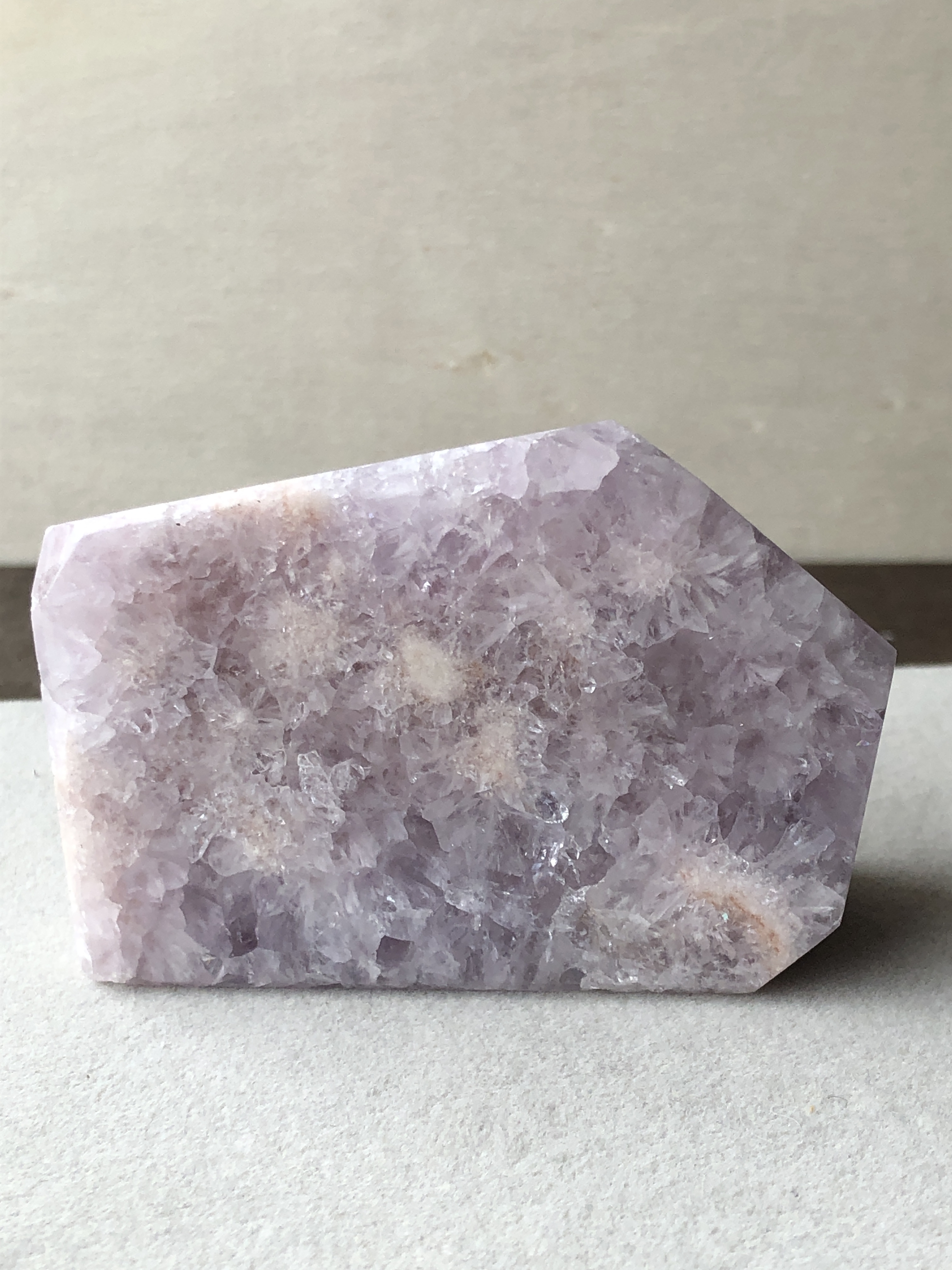 虹入り☆ピンクアメジストフラワーアゲート☆202g！☆No.5