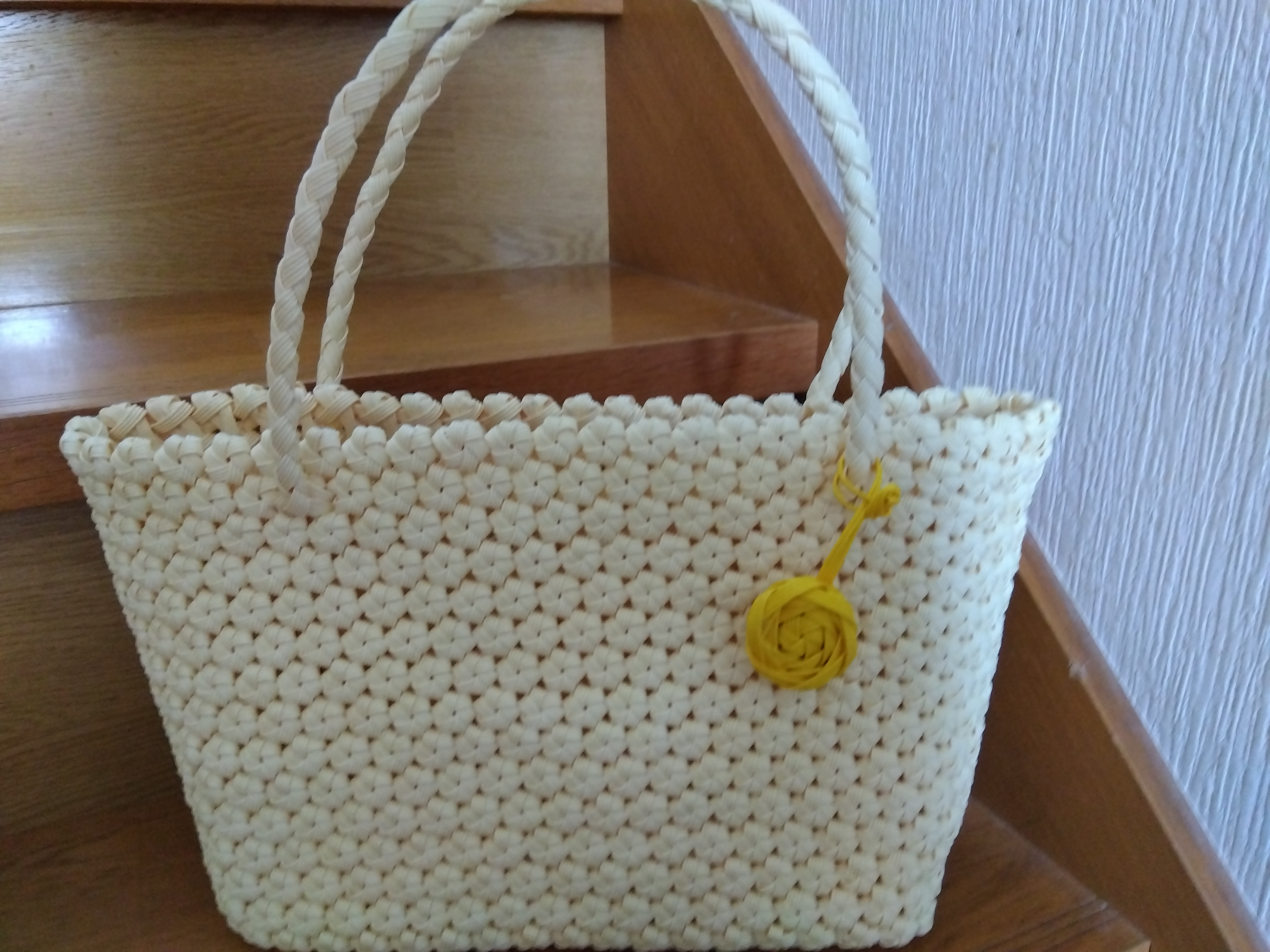 とわ　花結び編みバッグ　2個セット 花結び編みバッグ（元禄) - SHIZUERI4356'S GALLERY | minne