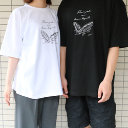 バゲット柄　BIG【Tシャツ】白 3枚目の画像