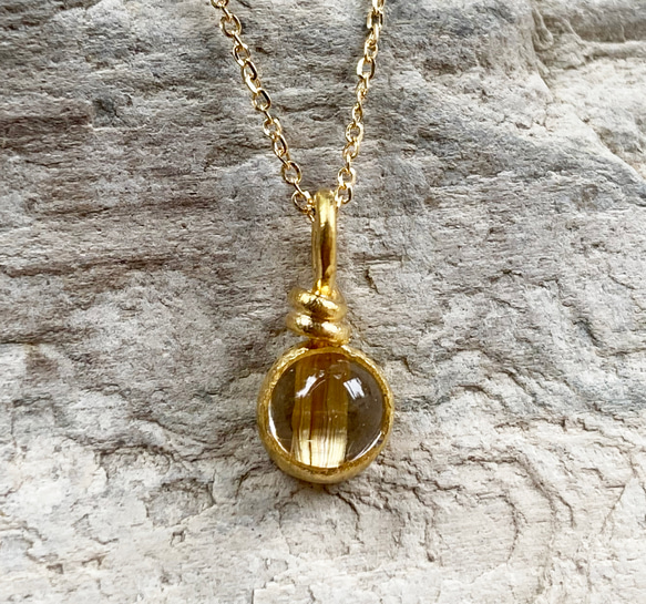 キャッツアイルチルペンダントトップ