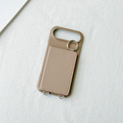 ミラー付き iphone 17 16 15 14 13 12 ケース スマホショルダー