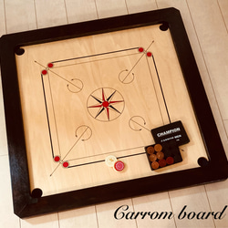 キャロムボード（Carrom board standard size） 1枚目の画像