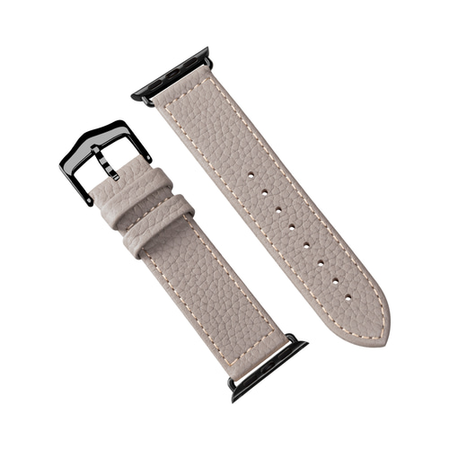 アップルウォッチ　czカバーケース　グレージュレザーベルト zandy ズィーアンドワイ Apple Watch ケース＆ベルトセット マット