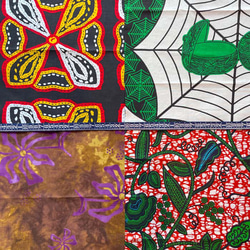 ハギレセット＊10枚組  生地  アフリカ布 アフリカン 小物作り ハンドメイド 手作り 手芸用品 布 カットクロス 2枚目の画像