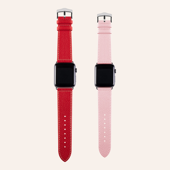 Apple Watch シュリンクカーフレザーバンド ブルーリン【BlueLin】 12枚目の画像