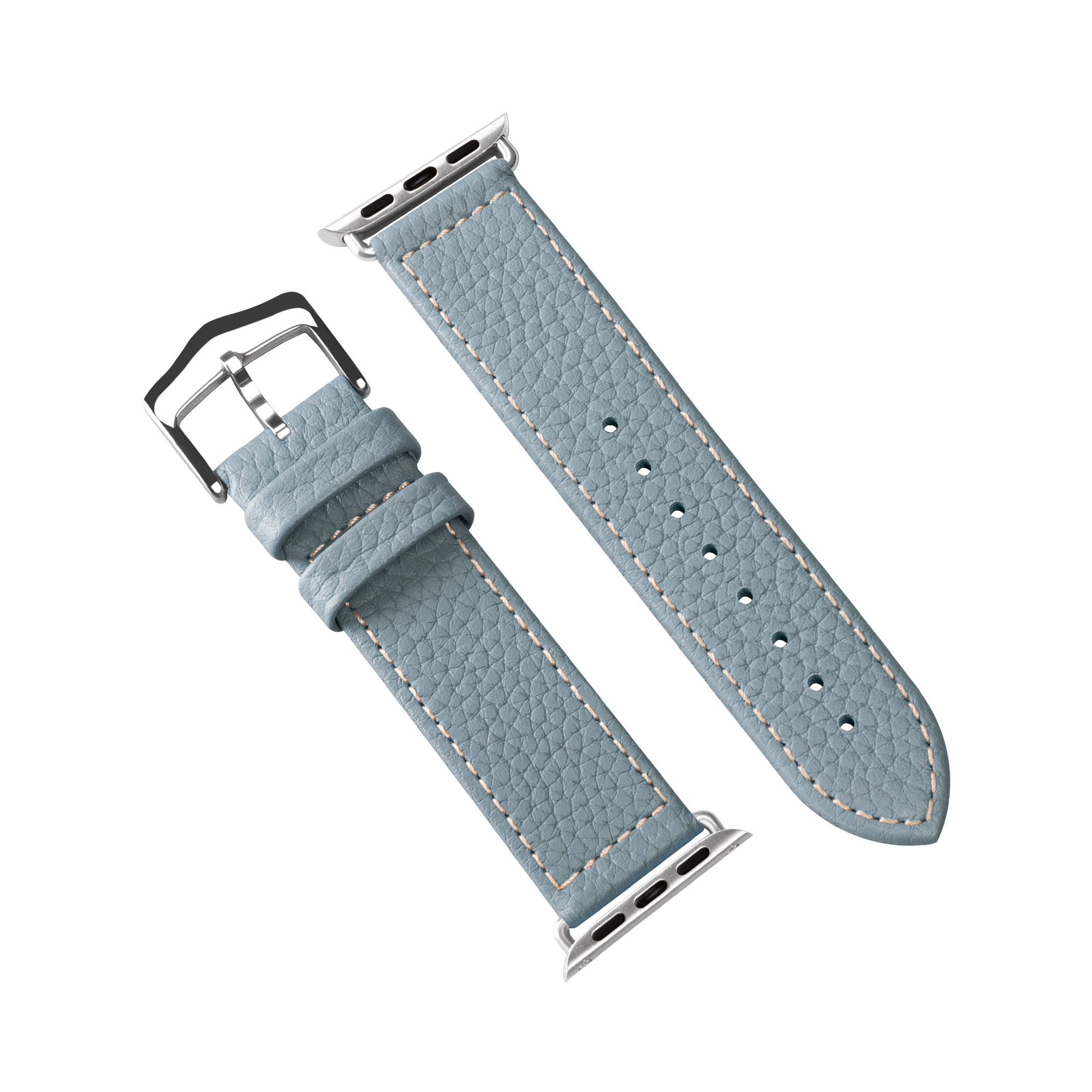 Apple Watch シュリンクカーフレザーバンド ブルーリン【BlueLin】 COP01