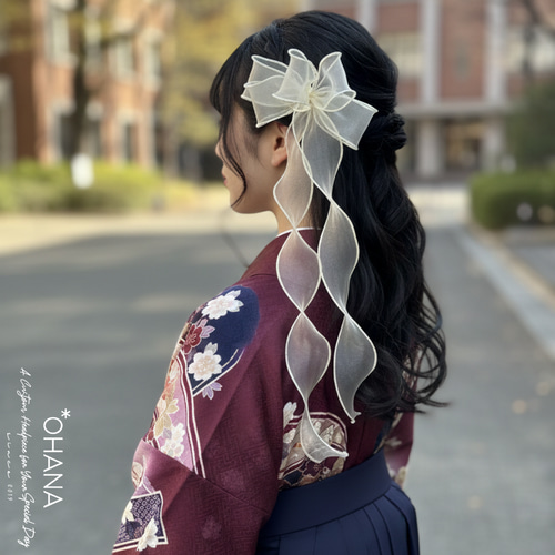 成人式 振袖 袴 卒業式 結婚式 髪飾り 前撮り 11色から選べる ゆるかわ