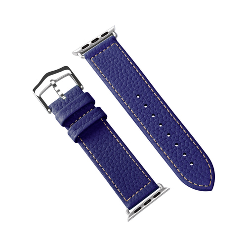 J-BANDS Jバンド　ロイヤルブルー Apple Watch シュリンクカーフレザーバンド ブルーロワイヤル