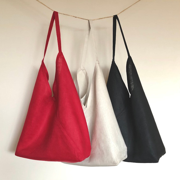 リネン あずま袋ワンハンドル トートバッグ 9210 通販 16028062