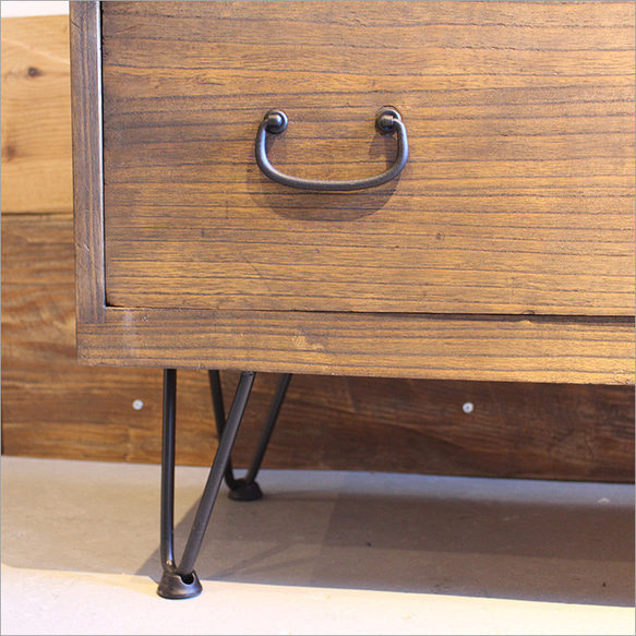 和箪笥 チェスト 木製 おしゃれ アンティーク レトロ 収納家具 リビング収納 古材 3段 脚付き 和風 飾り棚 古家具 