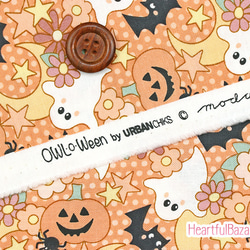 USAコットン(110×50) moda OWL o Ween スプーキーキューティーズ 3枚目の画像