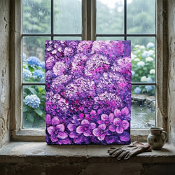 油絵 絵画 アートパネル【flower garden】 絵画 HR 通販 15913629