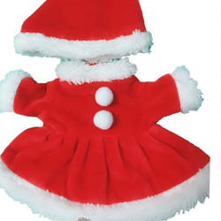 ソランちゃん服　クリスマス服　サンタ服　帽子ワンピースブーツ三点セット 6枚目の画像