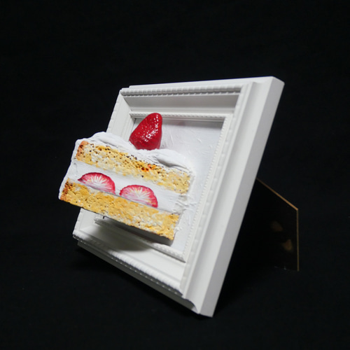 油絵 油彩 油彩画 絵 絵画 【飛び出すショートケーキ】 絵画 HR 通販