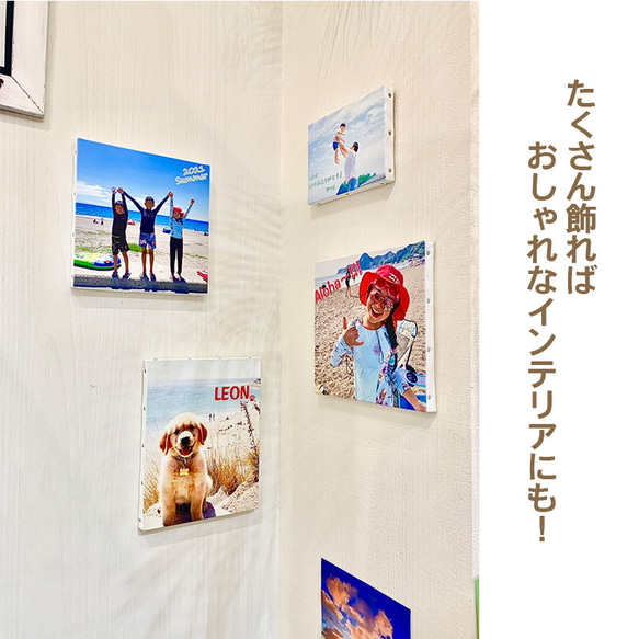ワンちゃん猫ちゃんの写真をキャンバスにプリント オリジナルフォトパネル 記念ポスター 写真パネル 絵画調アート写真 犬猫 5枚目の画像