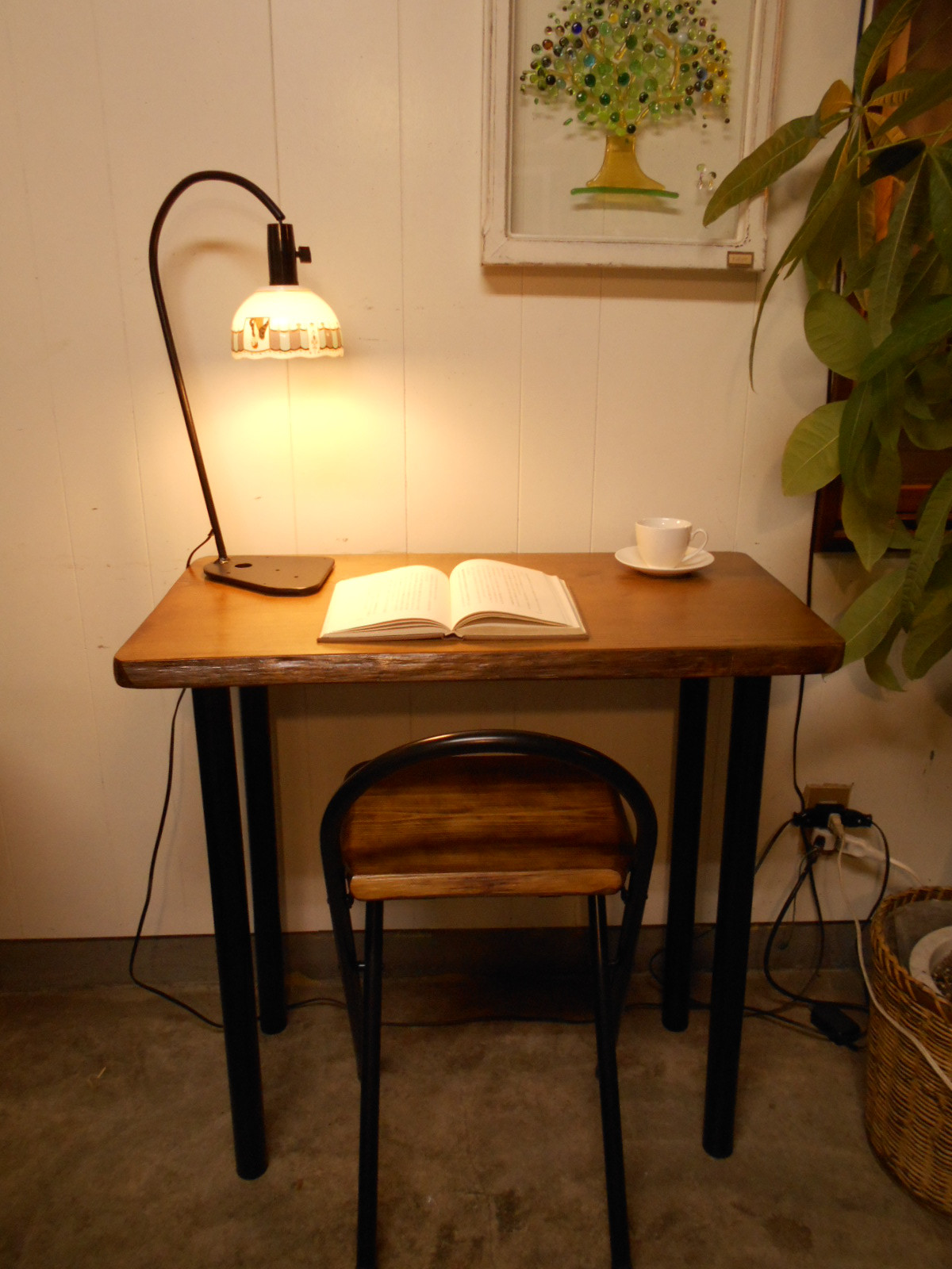 ひのきアイアンテーブル・イスセット06-06 26,800円