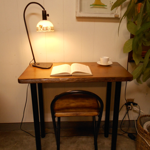 ひのきアイアンテーブル・イスセット06-06 机・デスク Rengasha 通販