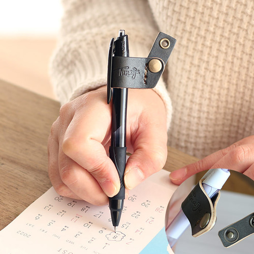 ペンホルダー単品 ボタン式 T-100 【7色】 ※ネックストラップは別売