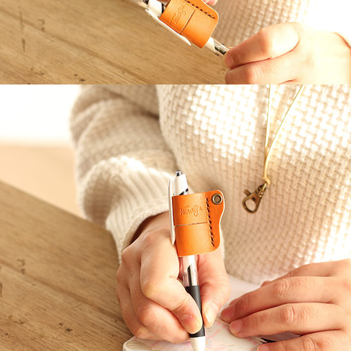 ペンホルダー単品 2本差し込み対応 T-83 【7色】 ※ネックストラップは