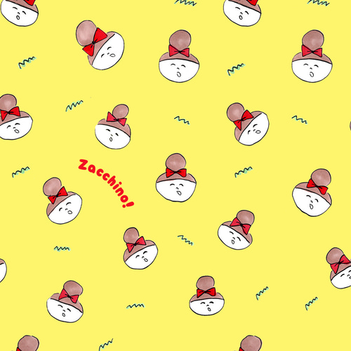 デザインペーパー「おだんごクラブ」イラストデータ ※ダウンロード販売