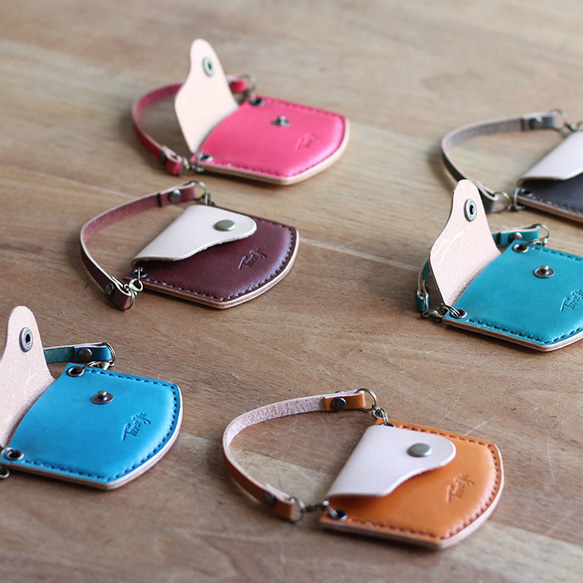 小さなバッグチャーム T-70 【6色】 小銭入れ コインケース 薬入れ  