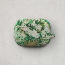 AirPods ケース / フィンセント ファン ゴッホ「薔薇 (1890)」 Pro 花束 ブーケ 絵画 アート 1枚目の画像