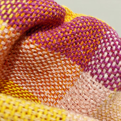 手織り　コットン混のやさしいストール　作品2357 9枚目の画像