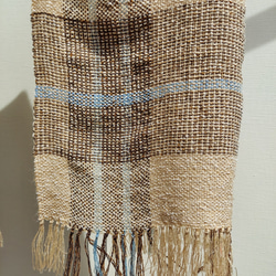 手織り　シルク１００％のやさしいストール　作品2358 3枚目の画像