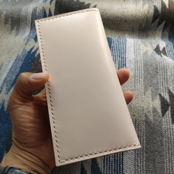 本革 牛革 ハンドメイド 長財布 ロングウォレット no.1042