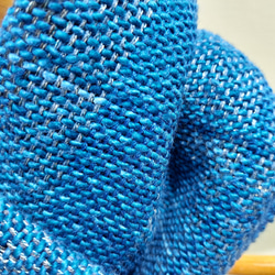 手織り　コットン混のやさしいストール　作品2359 8枚目の画像